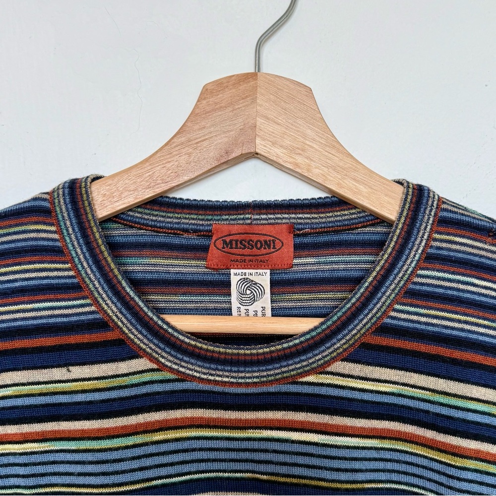 Vintage Missoni Striped Wool Sweater